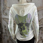 Stylischer Kaputzen Pulli mit Totenkopf in verschiedenen Farben