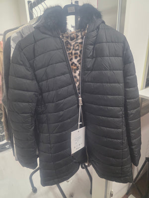Winter Steppjacke mit Leo Futter 8678 verschiedene Grössen
