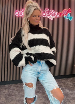 Strick Rollkragen Pullover verschiedene Farben 311762
