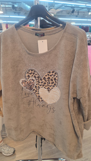 Pullover Love Always verschiedene Farben 1508