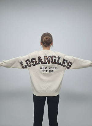 Pullover Los Angeles Est 1992 02142 creme