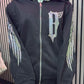 Hoodiejacke mit Glitzer und Flügel B verschiedene Grössen