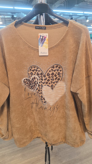 Pullover Love Always verschiedene Farben 1508
