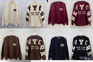 Weicher Pullover Est 1992 NEW YORK 660P verschiedene Farben