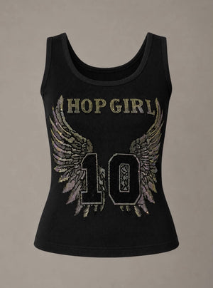 Glitzertop Hopgirl