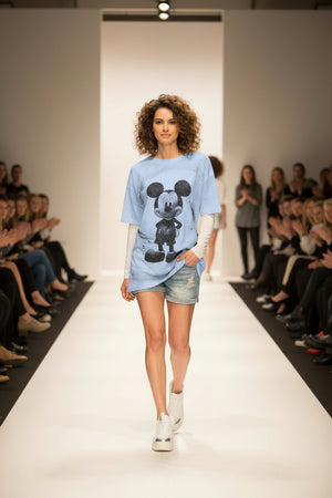 Langarm Tshirt Maus in verschiedenen Farben