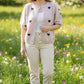 Woll Jacke mit kleinen Herzen verschiedene Farben lang und kurzarm