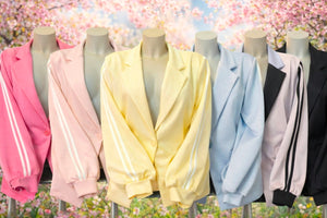 Sport Blazer mit Streifen am Ärmel bis 42 tragbar verschiedene Farben | 0613