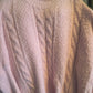 Langer Strick Pullover Kurzarm Fledermaus verschiedene Farben 309191