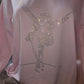 Glitzer Langarm Shirt  Rosa verschiedene Motive 20230