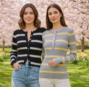 Pulli mit Knöpfe verschiedene Farben 35077