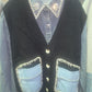 Jeans Hemd Glitzer mit Weste Glitzer verschiedene Farben 5049