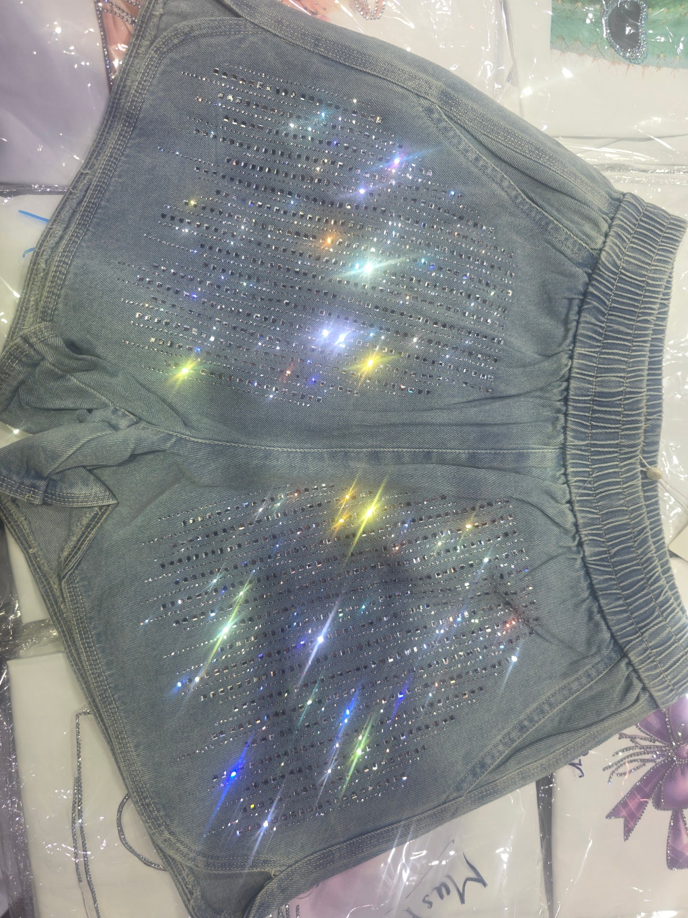 Glitzer Shorts 1986