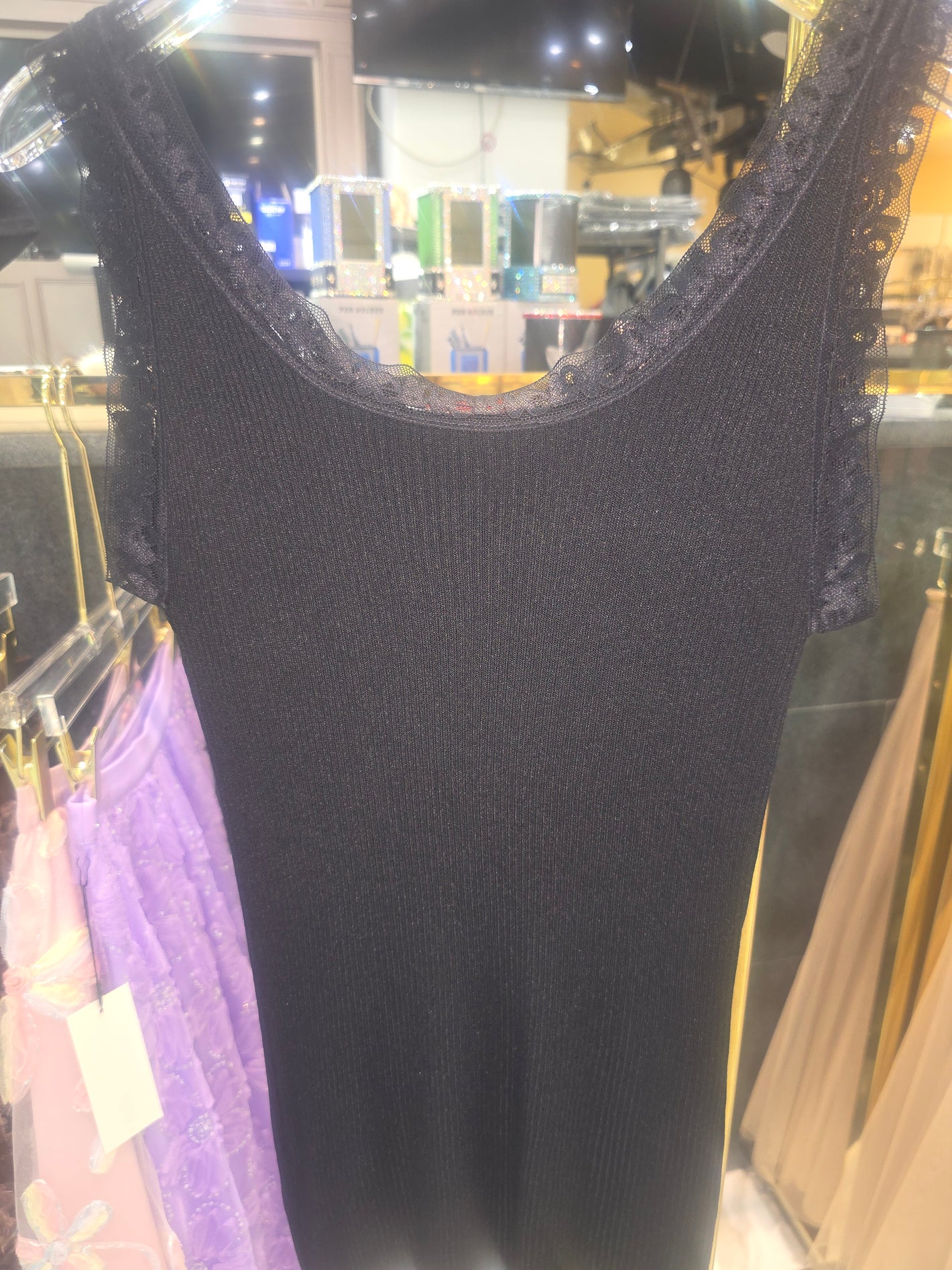 Spitzen TOP 0918 verschiedene Farben