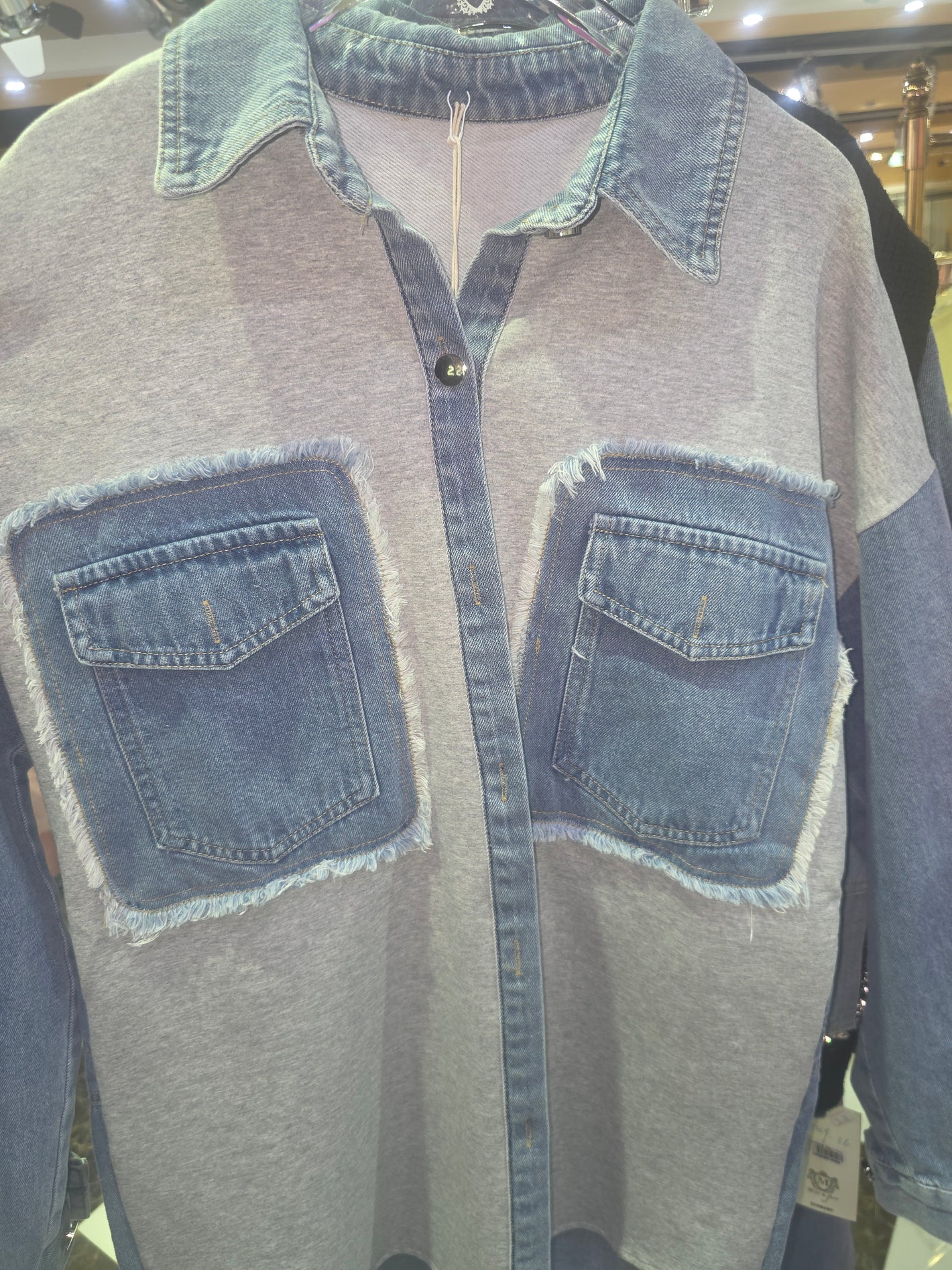 Stoff Hemd mit Jeans 2436
