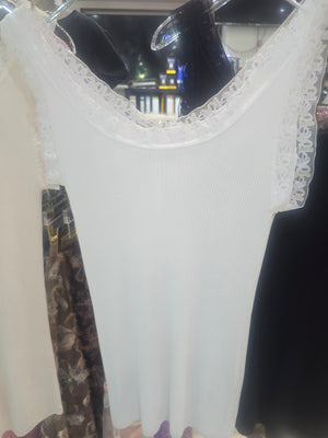 Spitzen TOP 0918 verschiedene Farben