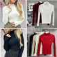 Pulli mit Rüschen am Hals und Armen