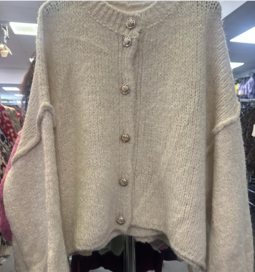 Strickjacke lang