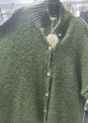 Strickjacke lang