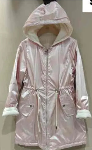 Wendejacke Perlmut / Creme