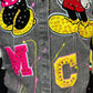 Jeans Jacke MC Maus mit Stoffärmel