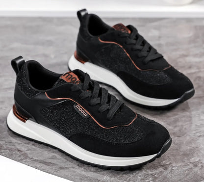 MooW Sneaker Glitzer schwarz KP 3502