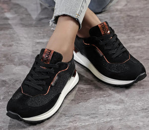 MooW Sneaker Glitzer schwarz KP 3502