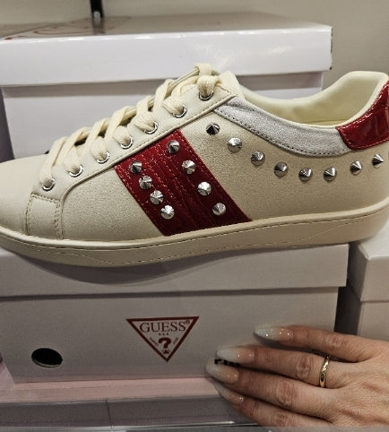 Guess Schuhe weiss rot