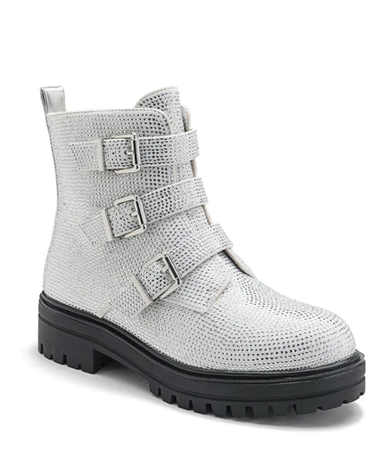 Glitzer Boots mit Schnalle verschiedene Farben 2025 YL-5 X