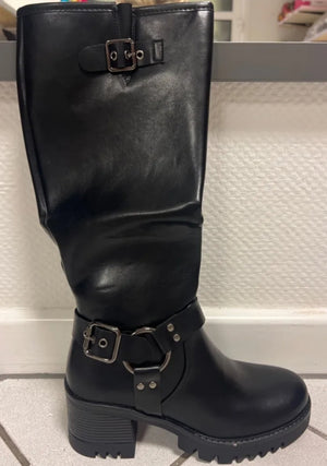 Boots schwarz hoch 809