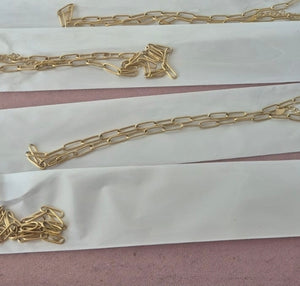 Spezielle Kette in Gold und Silberfarbend