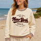 🗽 New York Vibes zum Verlieben – Stylischer Sweater Pullover mit Top-Materialmix 🧵✨ AA 61cm