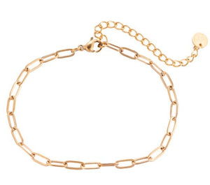 Armbänder für Charms Edelstahl 130495 Gold und silber