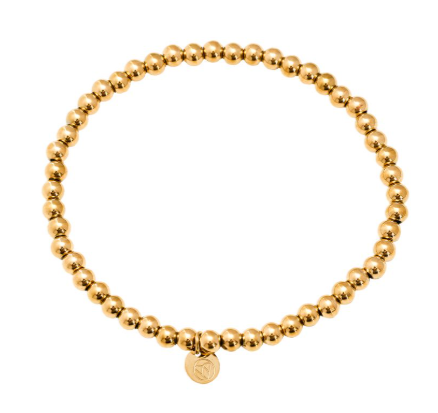 Linsen Edelstahl Armkette für Charms 131325 gold und silber