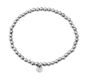 Linsen Edelstahl Armkette für Charms 131325 gold und silber