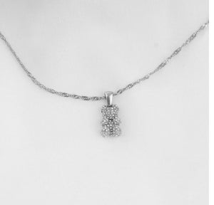 Bärchen Kette vergoldet Edelstahl Nickelfrei 111111