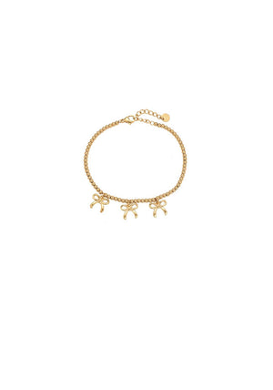 Armband Schleife vergoldet Edelstahl Nickelfrei 131511